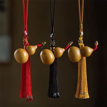 【巴黎精品】現貨+預購 文玩手把件吊繩吊墜掛件風水擺件招財淨化開運-福祿進財流蘇居家用品6款a1kf31