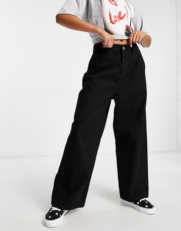 Bolongaro Trevor Abigal barrel leg high waist jeans in black
