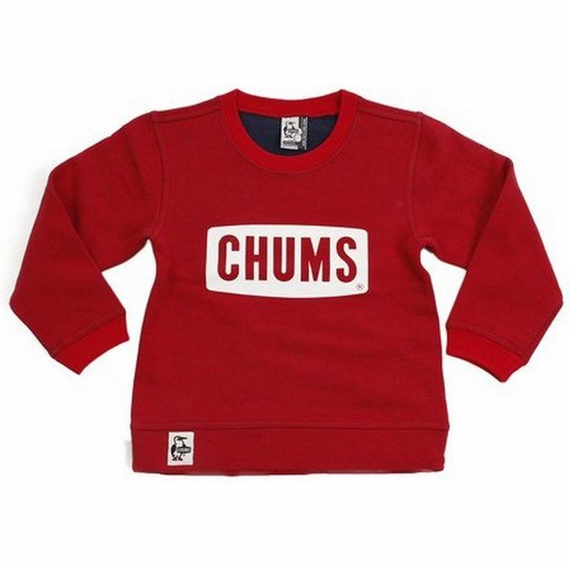 チャムス Chums パーカー トレーナー スウェット キッズ ボートロゴクルートップ Ch 1030 H Red キッズ 通販 Lineポイント最大0 5 Get Lineショッピング