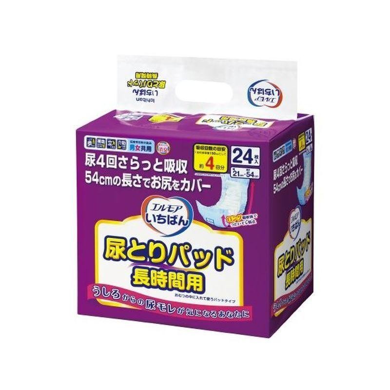 エルモア いちばん 尿とりパッド長時間用 21x54cm 24枚 | LINEショッピング