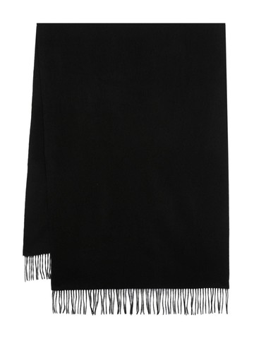 Claudie Pierlot - felted fringed scarf - women - Fabric - One Size - Black