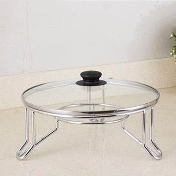 【不銹鋼鍋架子-20*15*32cm-1個/組】鍋蓋炒鍋蒸鍋都能放廚房隔熱鍋架置物架-7201008