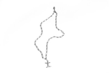 Knot Alphabet 字母項鍊 99.99 純銀 / I /