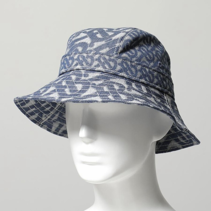 BURBERRY バーバリー バケットハット MONOGRAM PRINT DENIM BUCKET HAT