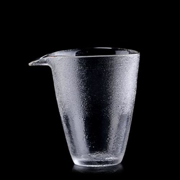 加厚耐熱玻璃錘紋大號公道杯 功夫茶具配件公杯 分茶器茶海勻杯