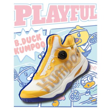 小黃鴨聯名薰風羽毛球鞋厚羿pro旋鈕減震透氣耐磨防滑熏風運動鞋