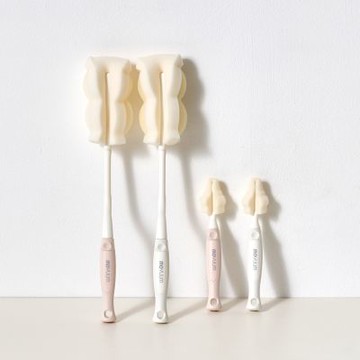 MOYUUM 韓國 360度旋轉 奶瓶海綿刷-多款可選