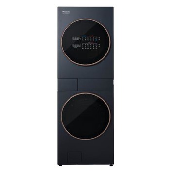 送7-11商品卡4400元★Panasonic國際牌17+15公斤AI智慧雙控洗乾衣機夜幕黑洗衣機NA-V1715SP-K