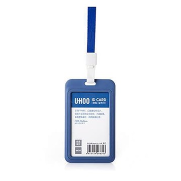 UHOO直式證件卡/6634/灰藍