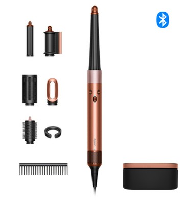 【限量順髮梳版】Dyson Airwrap i.d.™ HS08 藍牙多功能造型器 琥珀香檳 附精美禮盒