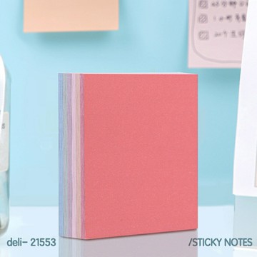 【台灣現貨】得力 彩色混色便利貼 76mm 150張/入 21553 便條紙 彩色 便條貼 memo貼 memo紙｜丹丹