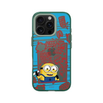 iPhone 16 Pro Clear 憂墨綠 - Minions - Minions - Bob draws