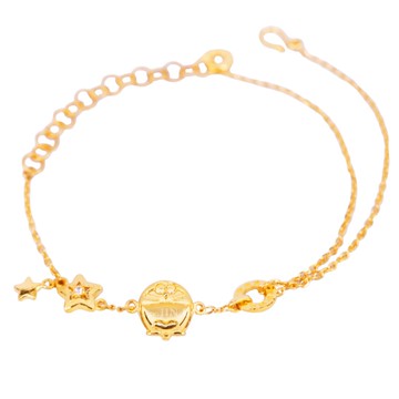 星光熠熠哆啦a夢-Doraemon-黃金手鍊