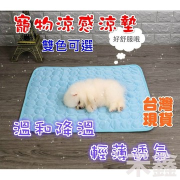 【Q貝比】台灣現貨 寵物涼墊 冰絲涼感墊 寵物墊  寵物散熱墊 降溫墊 涼墊