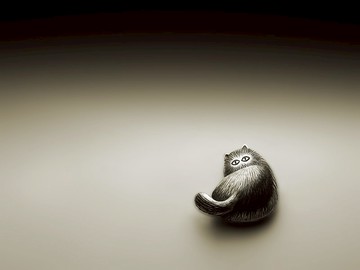 衝啥胖貓耳環(單支/一對/可改耳夾式)