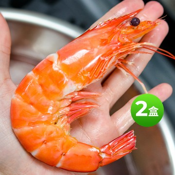 金剛大王白蝦2盒 (500g/盒 約8-10尾/盒)