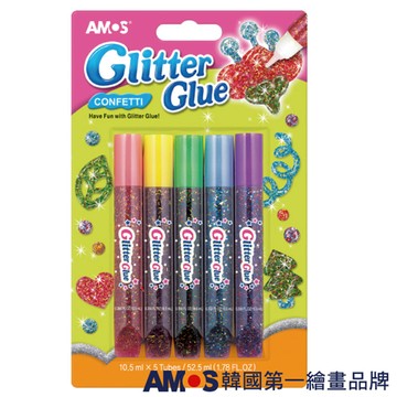 【AMOS 阿摩司】5色 金絲膠 / 組 GCF10B5