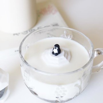米間 花茶球茶過濾器小企鵝茶漏網濾茶器創意北極熊不銹鋼茶濾網