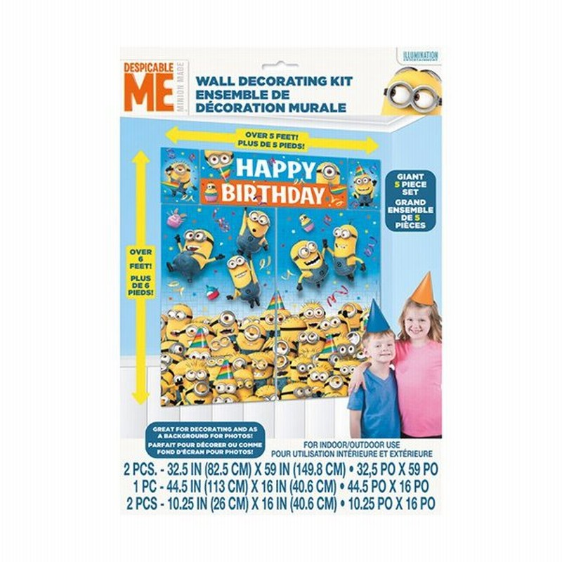 ミニオン ウォールデコレーション 壁紙 Minions パーティーグッズ 装飾 お誕生日会 デコレーション ミニオンズ グッズ 宅配便配送のみ 通販 Lineポイント最大0 5 Get Lineショッピング