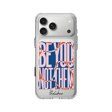 iPhone 17 Pro Max Clear Case（相機按鈕） 透明 - PosterLad - BE YOU