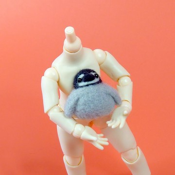 小皇帝企鵝   羊毛氈 手作 野生動物系列