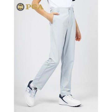 美國PGA 夏季兒童高爾夫長褲男童套裝運動面料彈力腰帶透氣孔設計