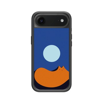 iPhone Air Mod NX -邊框背蓋組合 (相機按鈕) 黑 - ilovedoodle (Lim Heng Swee) - Lunar Mirage Cat - 月光貓