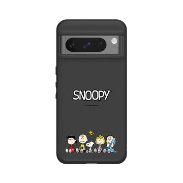 Pixel 8 Pro SolidSuit 黑 - 史努比 Snoopy - 經典-Snoopy齊聚時光