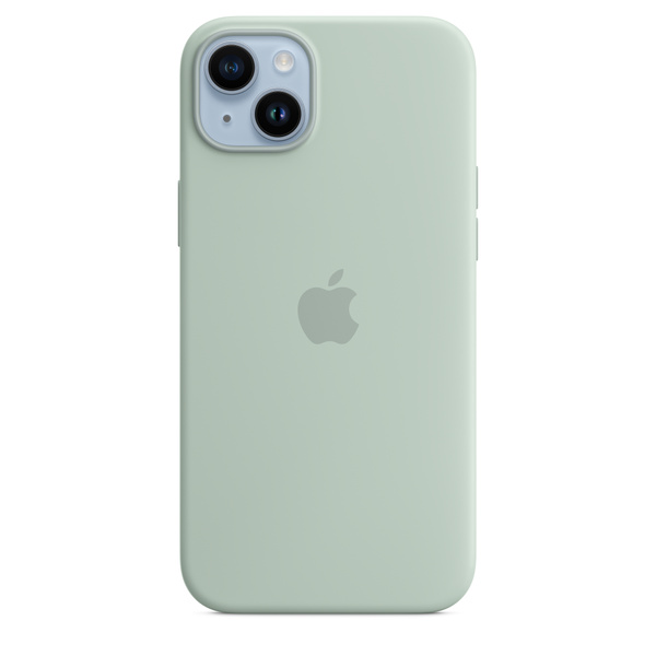 iPhone 14 Plus MagSafe 矽膠保護殼 - 石蓮色 -