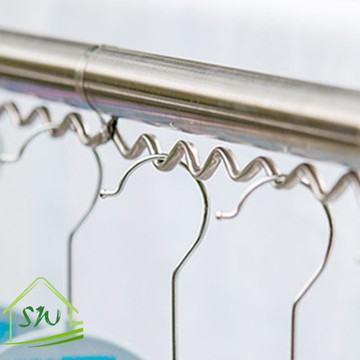 【台灣現貨】不銹鋼晒衣桿防風波浪條（晒衣桿專用）5枝 波浪勾 波浪鉤 伸縮桿波浪鈎 曬衣桿《昇瑋五金》