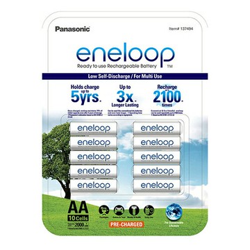 【現貨】Panasonic Eneloop 三號充電電池 10入-日本製
