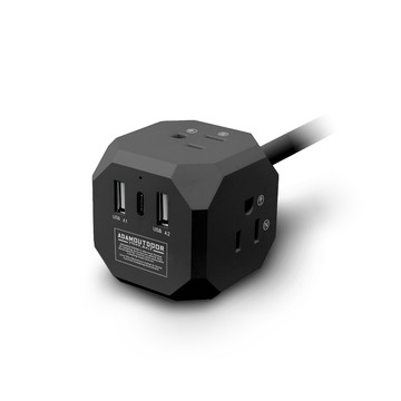 ADAMOUTDOOR 極限方塊PD氮化鎵35W多功能USB延長線 (ADPW-2U1C35C)