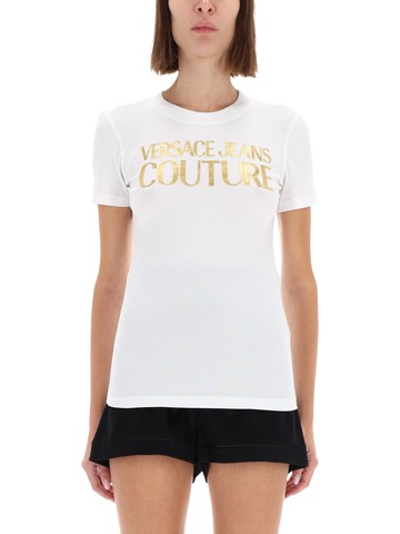 versace jeans couture t-shirt with logo