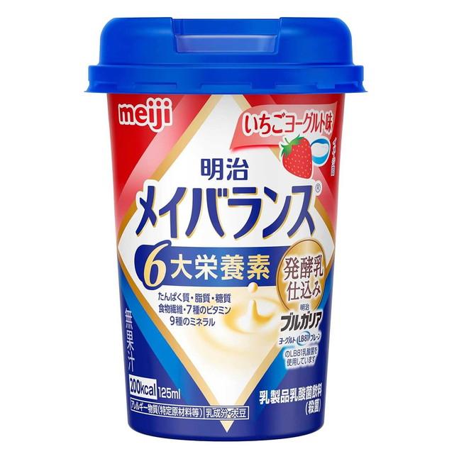 ◆明治 メイバランスMiniカップ いちごヨーグルト味 125ml×12本