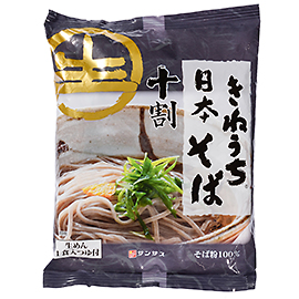 サンサスきねうち生麺 十割日本そば   170g