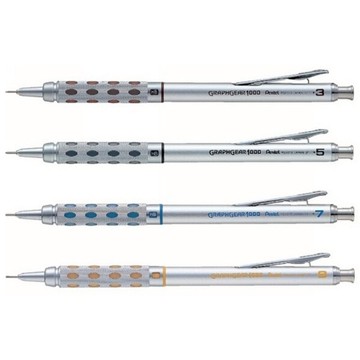【Pentel飛龍】PG1013/5/7/9  GRAPHGEAR 1000製圖鉛筆   0.3/0.5/0.7/0.9mm   /支