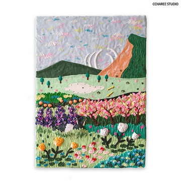 畫布上的原創作品“THONCHAI KLOM KLOM”