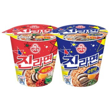 【蝦皮直營】韓國不倒翁 金拉麵(原味/辣味) 杯麵65g 泡麵 韓國泡麵 即食