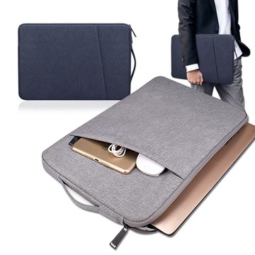【J.S.優品】15.6吋 簡約便捷 MacBook Pro/Air收納內袋防撞防潑水手提筆電包 休閒商務包