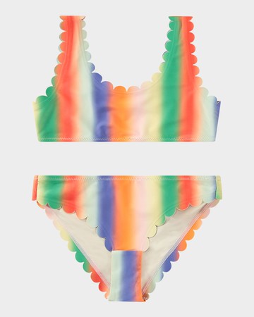 Girl's Nolina Two-Piece Swimsuit, Size 3-6