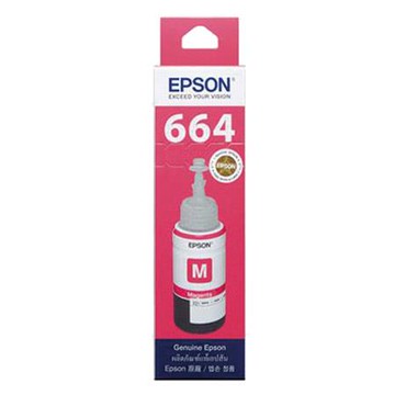 愛普生EPSON原廠補充墨水匣/T664300/紅色/70ml