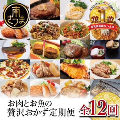 お肉とお魚の贅沢おかず定期便 惣菜 レトルト ハンバーグ うなぎ コロッケ 餃子