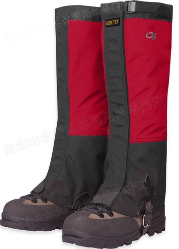 Outdoor Research 登山綁腿/鱷魚綁腿/Gore-tex綁腿/經典得獎款/男款OR61572/ 243118 紅