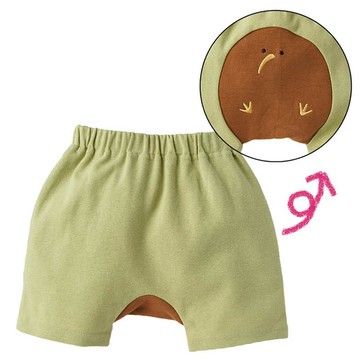 akachan honpo - 造型屁屁褲-動物-黃綠色