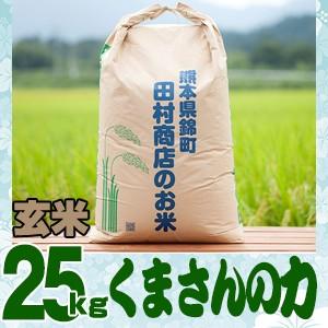 5年産熊本県産米　くまさんの力玄米25kg 精米無料