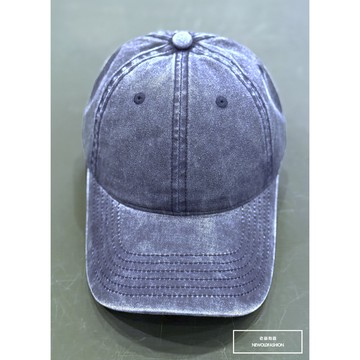 E7TH.復古洗白棒球帽-藍