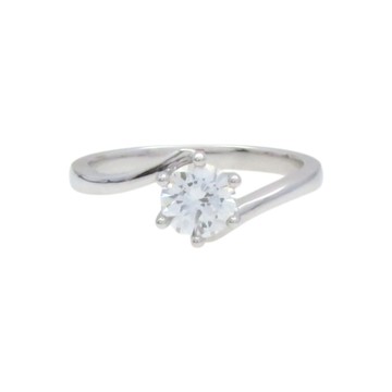 JEWELRY 無品牌珠寶 18K白金 鑽石 戒指 【二手名牌BRAND OFF】