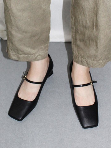 Square Strap Pumps 4cm M-IG-200901