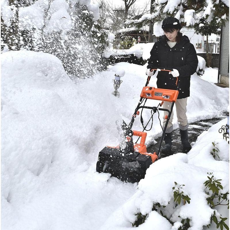 除雪機 1500W電動除雪機電動除雪機スノーホエールハイパワー［20メートル延長コード付］ | LINEブランドカタログ