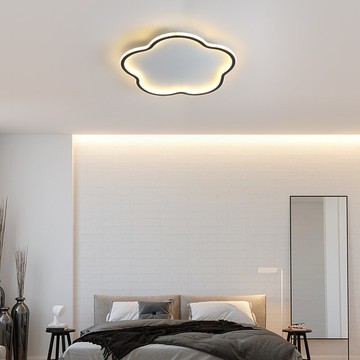 年新款網紅吸頂燈北歐主臥室燈飾簡約現代創意花型兒童房間燈